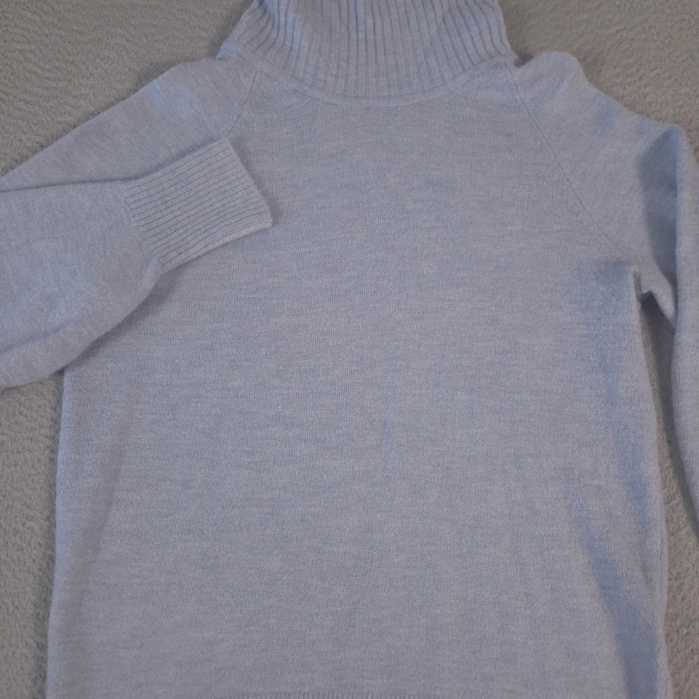Banana Republic Sweater Womens L Turtleneck Soft Knit Balloon Sleeve Pullover